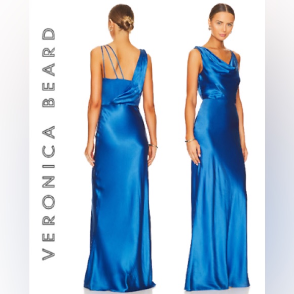 Veronica Beard Sanderson Dress In Azure Blue, Size 4, $698